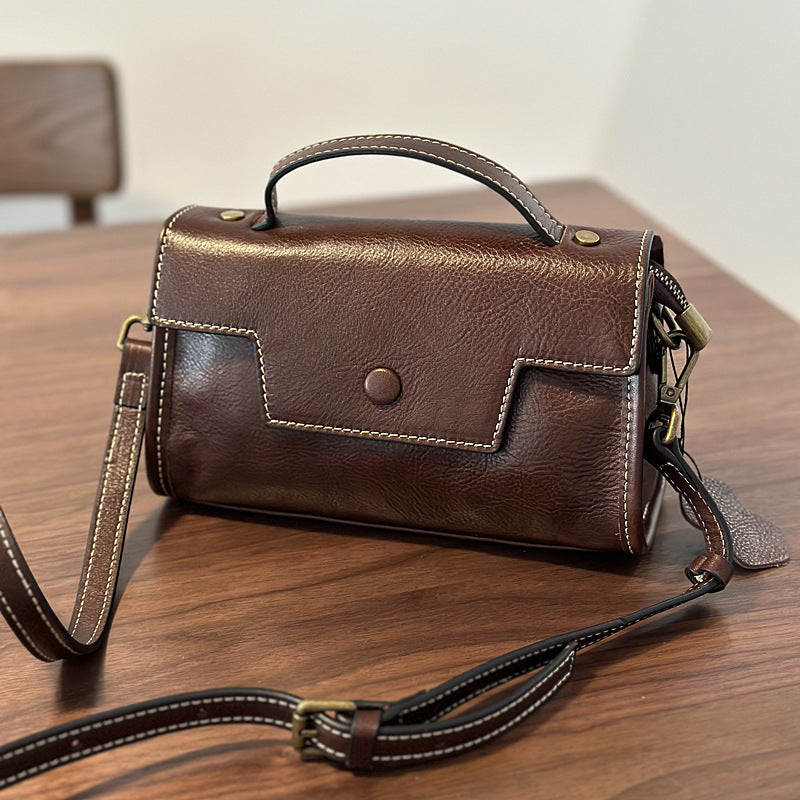 Leather Casual Shoulder Crossbody Bag