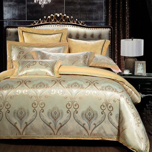 European Jacquard Cotton Embroidery Quilt Cover