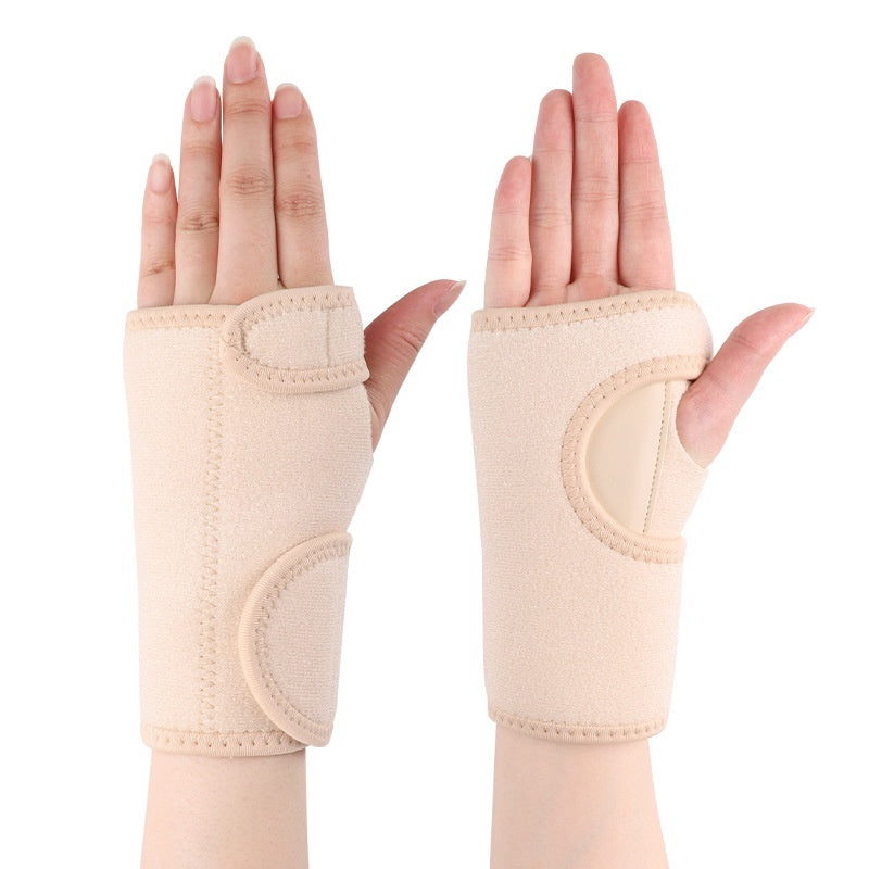 Steel-plate Supported Adjustable Breathable Mesh Wrist Brace For Sports And Sprains