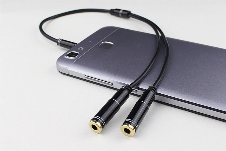 Laptop Headphone Microphone Headset 2-in-1 Adapter Cable