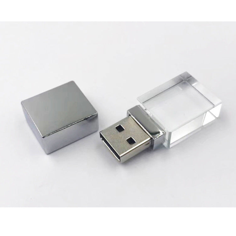 DIY Luminous Crystal Car USB Drive