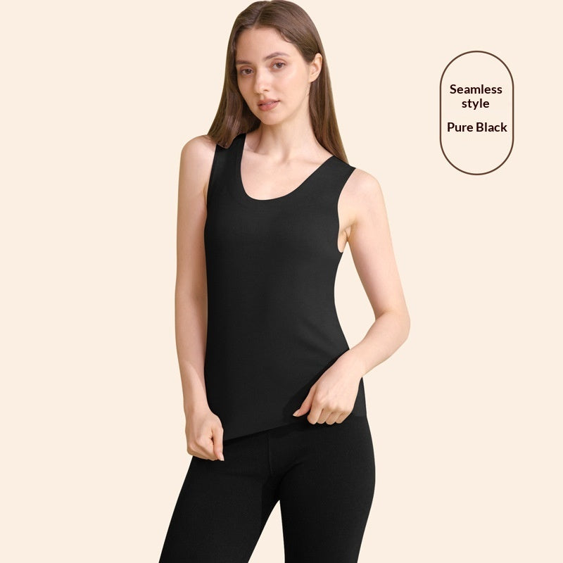 AutumnWinter Fleece-lined Extra-thick Sleeveless Base Top