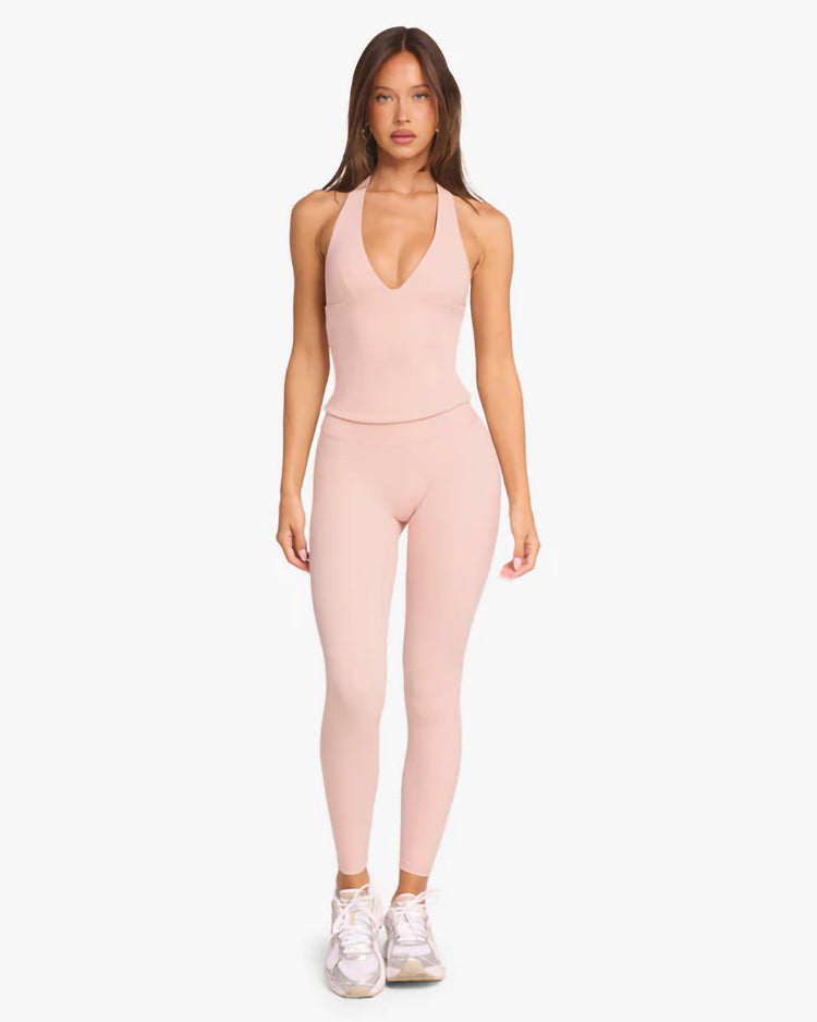European And American-style Sexy Tight-fitting Yoga Topvest