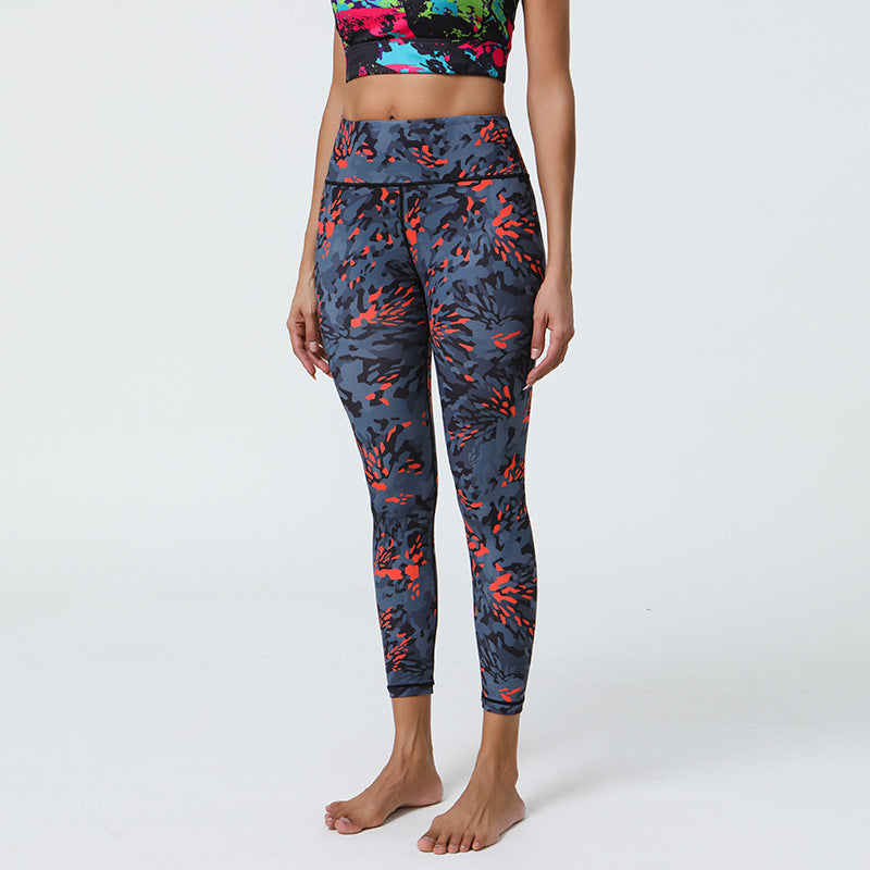 New Womens Printed Yoga Leggings