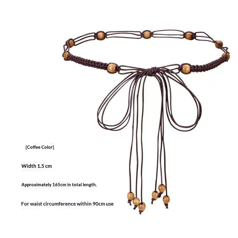Bohemian Woven Waist Chain Womens Skirt Belt