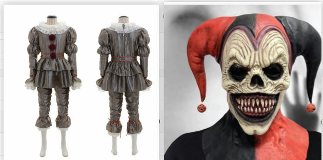 Halloween costume clown