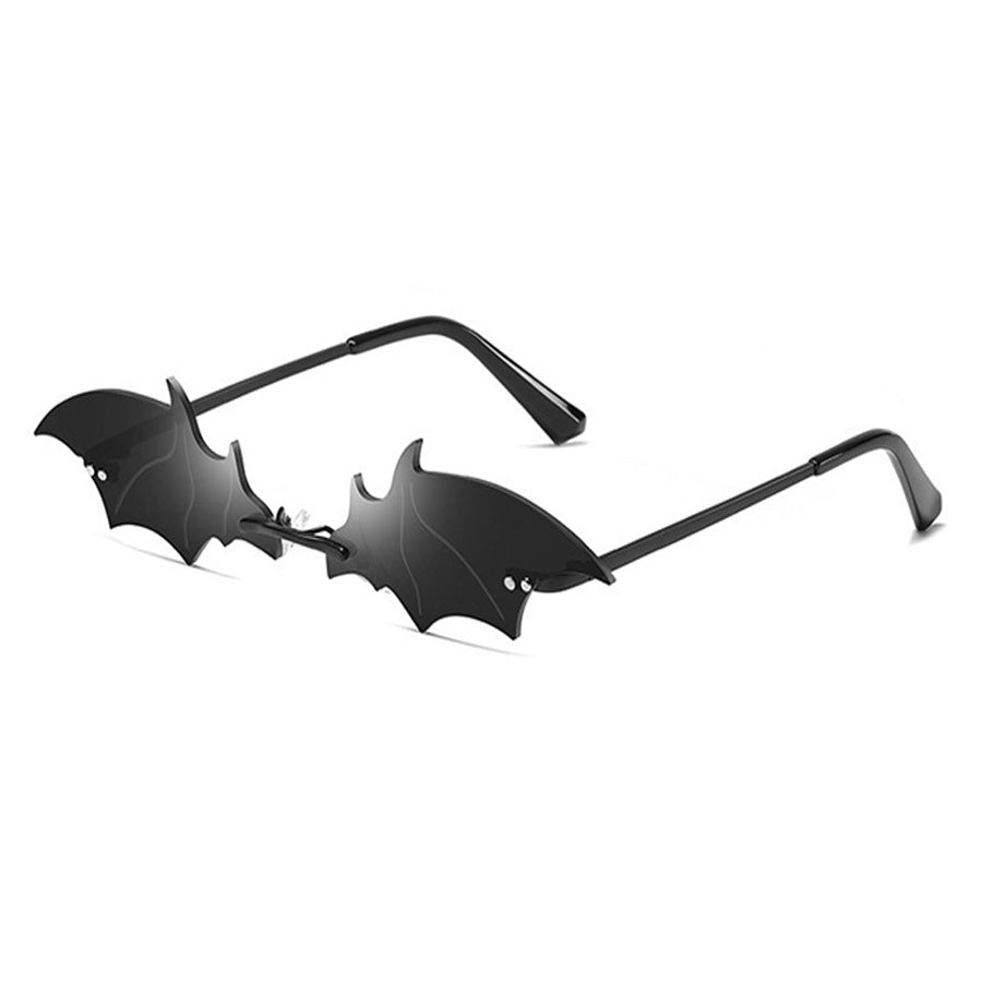 Bat Sunglasses Female Funny Prom Trendy Street Photography Sunglasses Small Frame European And American Fashion Special-Shaped Glasses Sunglasses