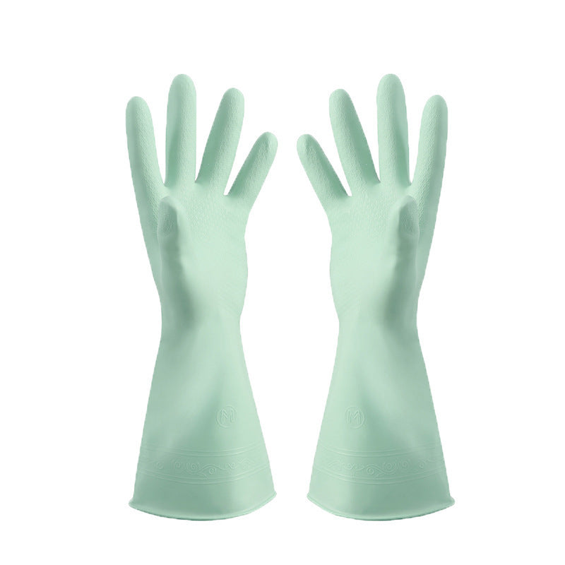 Rubber Waterproof Non-slip And Abrasion-resistant Household Cleaning Gloves