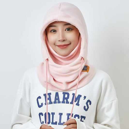 Winter Windproof Men's And Women's Outdoor Riding Thermal Head Cover Scarf Mask Integrated