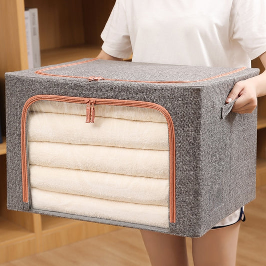 Large Capacity Foldable Storage Organizer Box for Clothes, Blankets, Quilts, and Sweaters - Closet and Clothes Cabinet Organizer