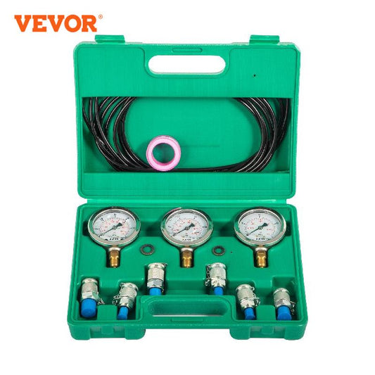 Portable 0-60Mpa Hydraulic Pressure Gauge Test Kit with Digital Manometer for Accurate Measurements and Easy Excavator Maintenance