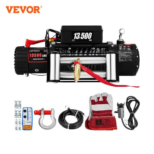 12V Electric Winch: Unleash the Power of 3000-13500LBS Towing with Remote Control, Perfect for 4X4 Adventures, ATVs, Trucks, and Off-Road Dominance!