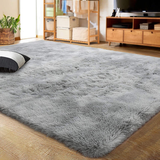 Plush Carpet: Large Area Rug for Home Decoration, Fluffy, and Hairy, Perfect for Living Room and Bedroom