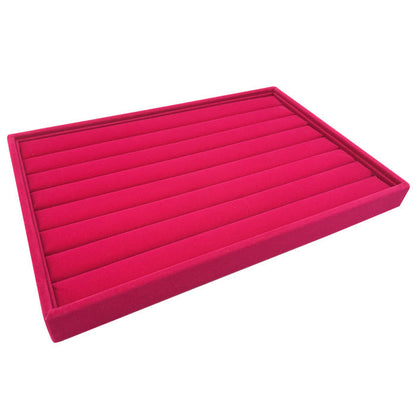 Flannel Jewelry Display Ring Tray