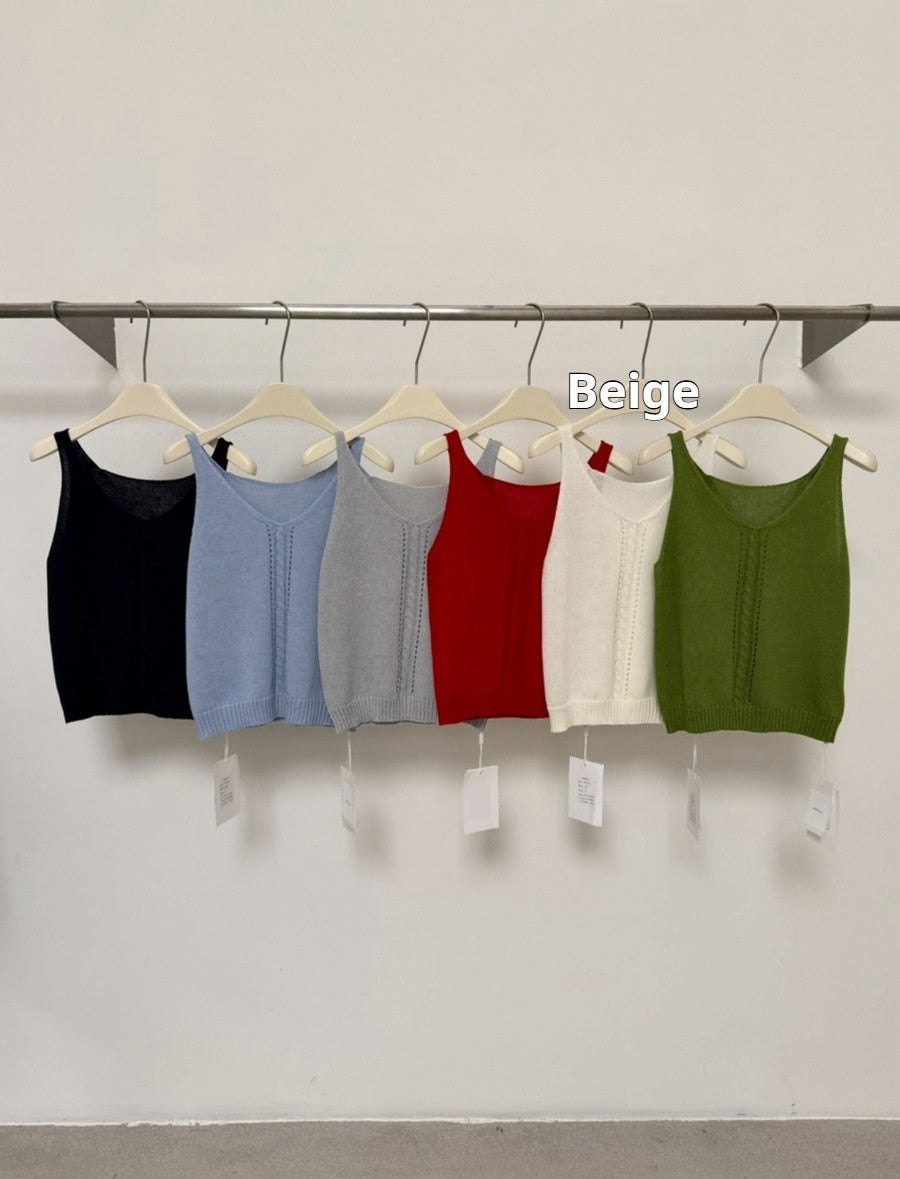 Outerwear Base-layer Slip Knit Vest