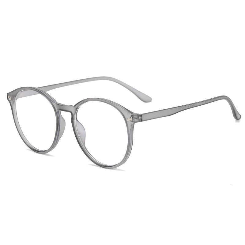 Round-frame Retro Blue-light-blocking Eyeglass Frame