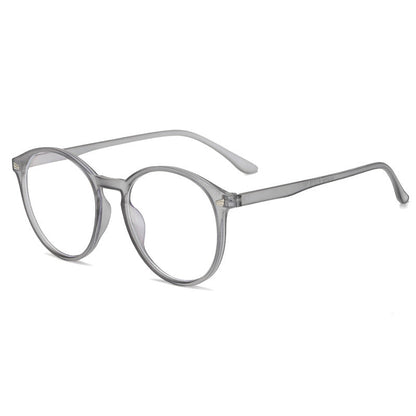 Round-frame Retro Blue-light-blocking Eyeglass Frame