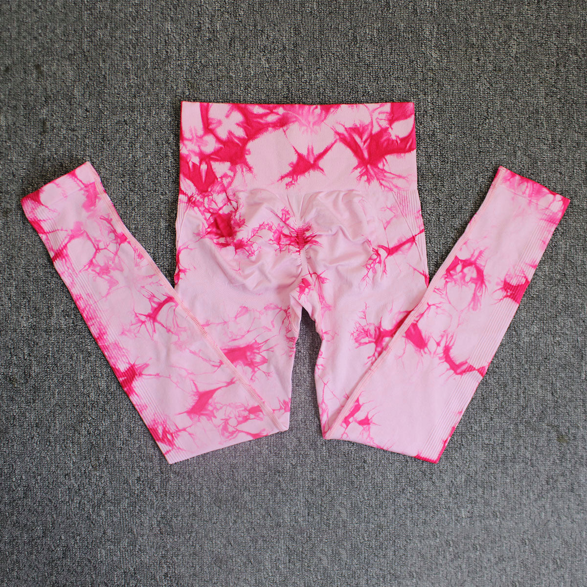 Women's Printed Tie-dye Seamless Skinny Yoga Pants