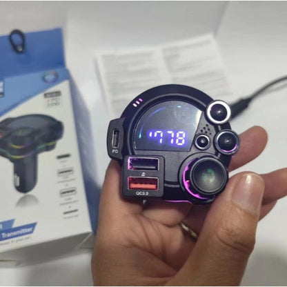 Car-mounted MP3 With Bass And Treble PD 18W Fast Charging And Bluetooth Playback