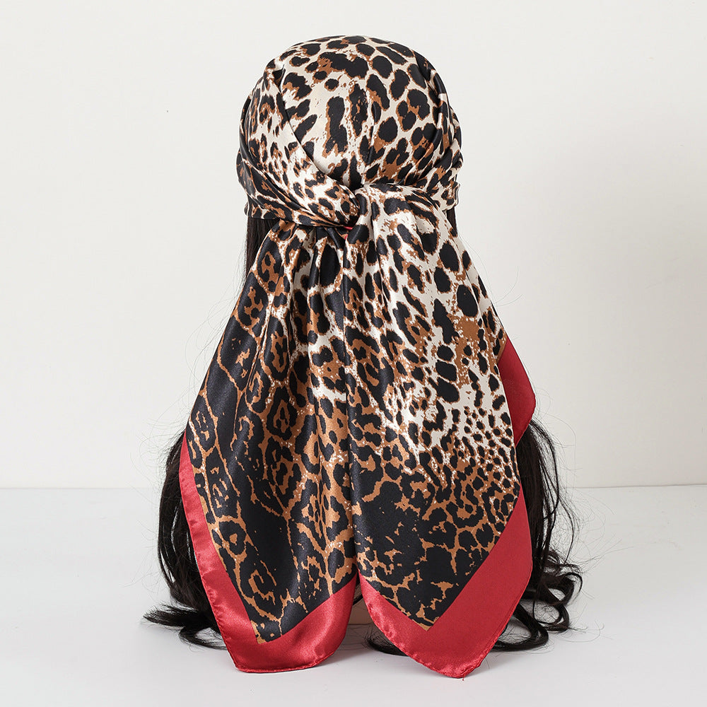 Classic Satin Womens Shawl Headscarf And Scarf