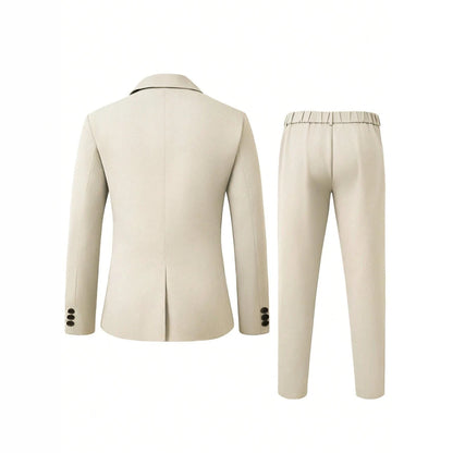 Mens Light Business Evening Suit