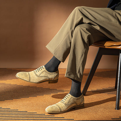 Retro Casual Formal Business Leather Shoes