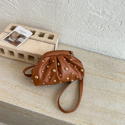 Retro Casual New-style Studded Crossbody Bag