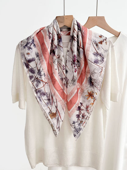 Women's Vintage High-end Outer Silk Scarf