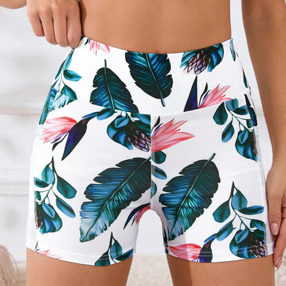 Cross-Border European And American Foreign Trade New Style Sports Casual Versatile Short Skirt With Pockets Yoga Shorts
