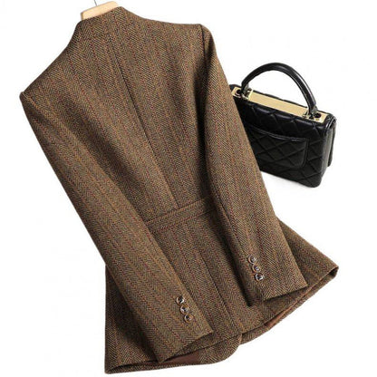 Sophisticated Wool Blazer For Women