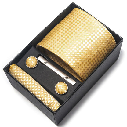 Direct-supply Mens Polyester Yarn-dyed Jacquard Formal Tie
