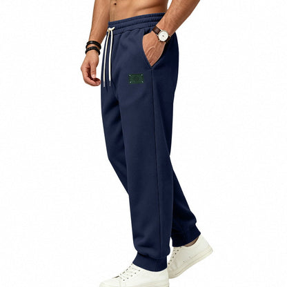 Winter Fleece-Softened Men's Loose Heavyweight Trendy Casual Sports Sweatpants