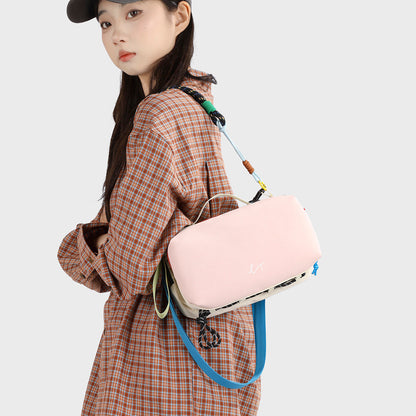 Contrast-color Portable Handbag For Carrying Your Phone When Youre Out