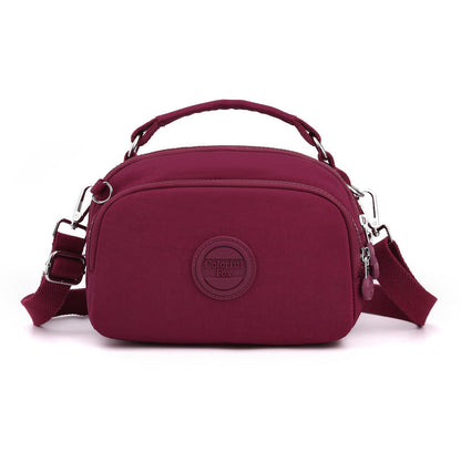 Colorful Fox New Fashion Mobile Phone Bag Women's Multi-Layer Simple Satchel Shoulder Bag Water-Repellent Crossbody Bag