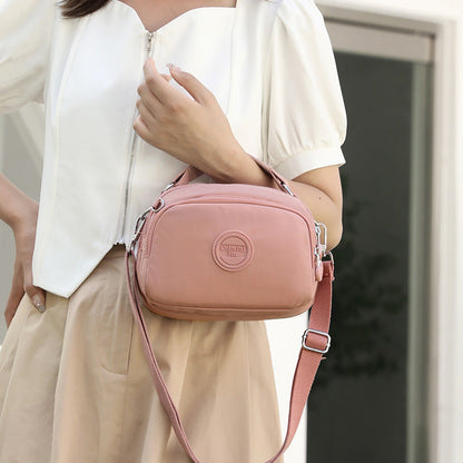 Colorful Fox New Fashion Mobile Phone Bag Women's Multi-Layer Simple Satchel Shoulder Bag Water-Repellent Crossbody Bag