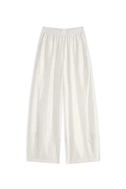 Versatile Loose Wide-leg Cropped Pants For Women