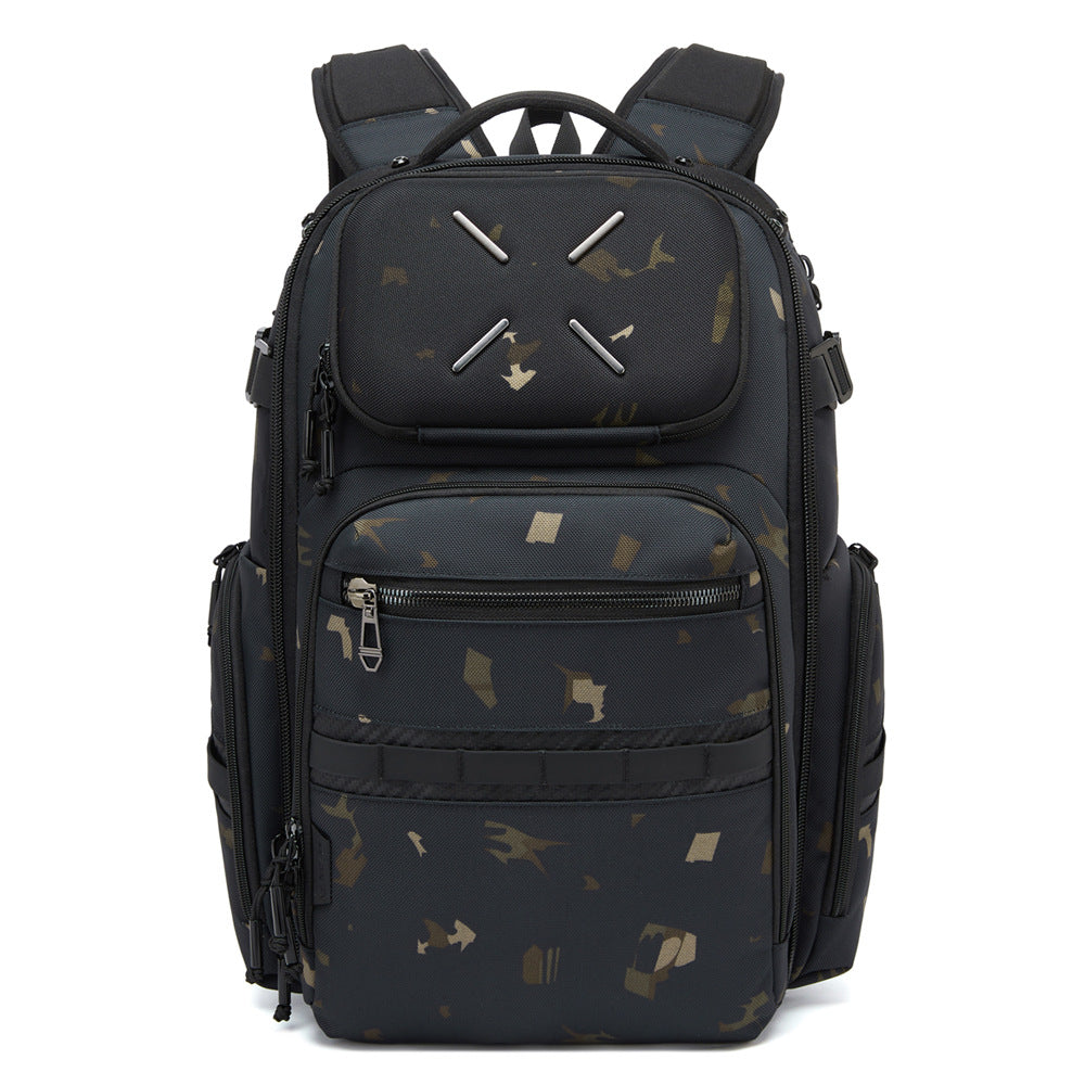 Mens Backpack Large-Capacity Water-Resistant Laptop Bag