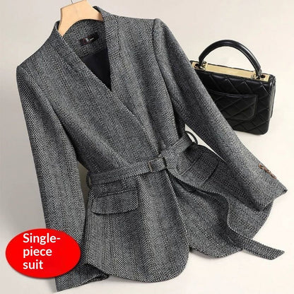 Sophisticated Wool Blazer For Women