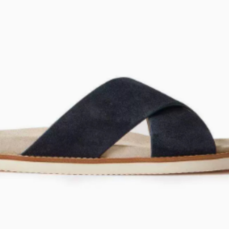 Fashionable Casual Slippers Trendy Soft-leather Height-increasing Beach Shoes