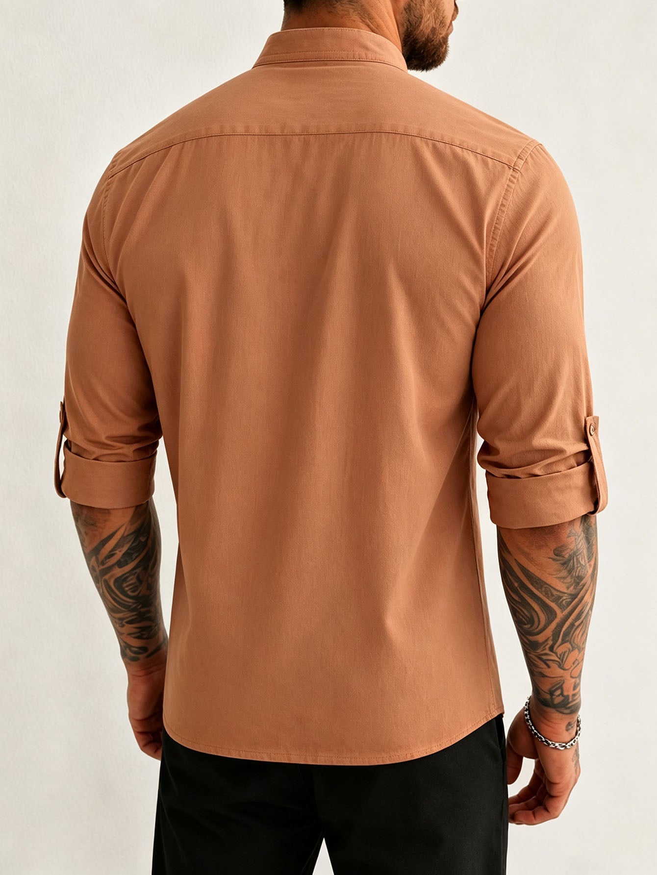 Men S 100 Cotton Mid Sleeve Shirt Built For The Outdoor Man