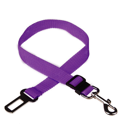 Adjustable Dog Pet Car Safety Seat Belt Restraint Lead Travel Leash