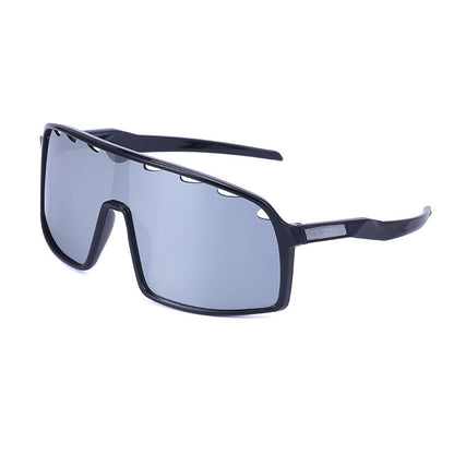 New Colorful Bicycle Windproof Cycling Sunglasses One-Piece Women's Sunglasses European And American Fashion Sports Sunglasses