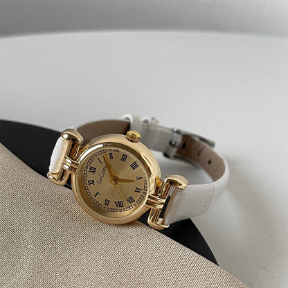 New Mini Brown Watch Vintage-style Light Luxury Niche For Women