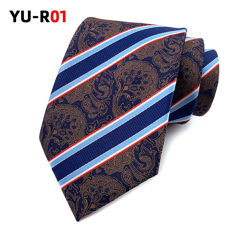 British Gentleman-style Striped Mens Tie For Suiting And Streetwear Coordination