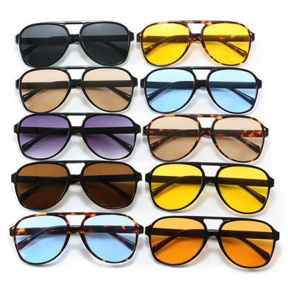 Womens Personalized Oversized Tortoiseshell Sunglasses