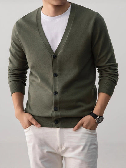 Korean-style Loose-fit Knit Sweater Coat