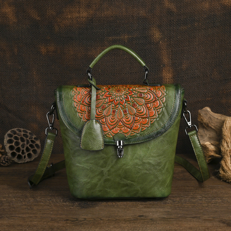 Handheld And Crossbody Versatile Bucket Bag