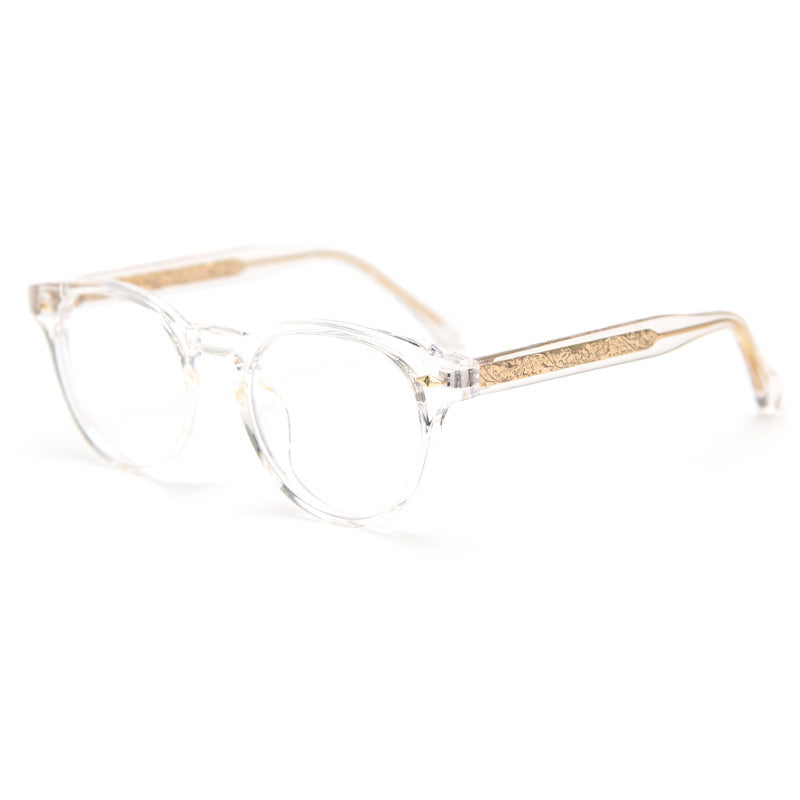72356 New Stylish Engraved Pin Korean-style Prescription Glasses Frame