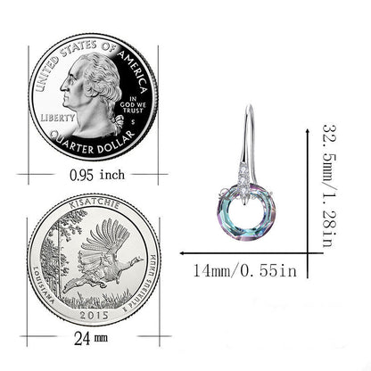 Crystal Universe Ring & Diamond Ear Hook Set