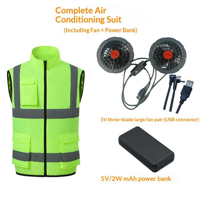 Summer Cooling Fan Vest Air Conditioning Vest